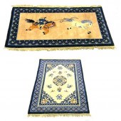 Two Modern Chinese Peking style rugs:
