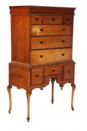 WILLIAM AND MARY HIGH CHEST OF 123940