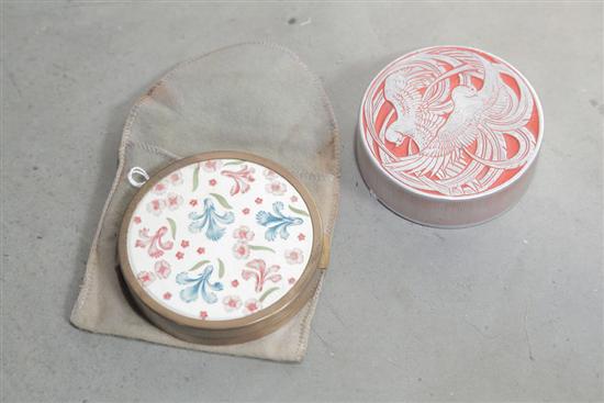 TWO ROGER AND GALLET POWDER COMPACTS  123beb