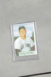 MICKEY MANTLE BASEBALL CARD 1954 123c58