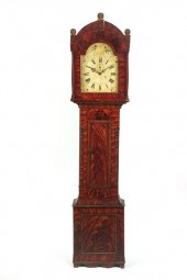 DECORATED TALL CASE CLOCK Probably 1228cc