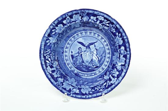 HISTORICAL BLUE STAFFORDSHIRE SOUP 1232a5