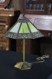 BRADLEY & HUBBARD TABLE LAMP. Brass