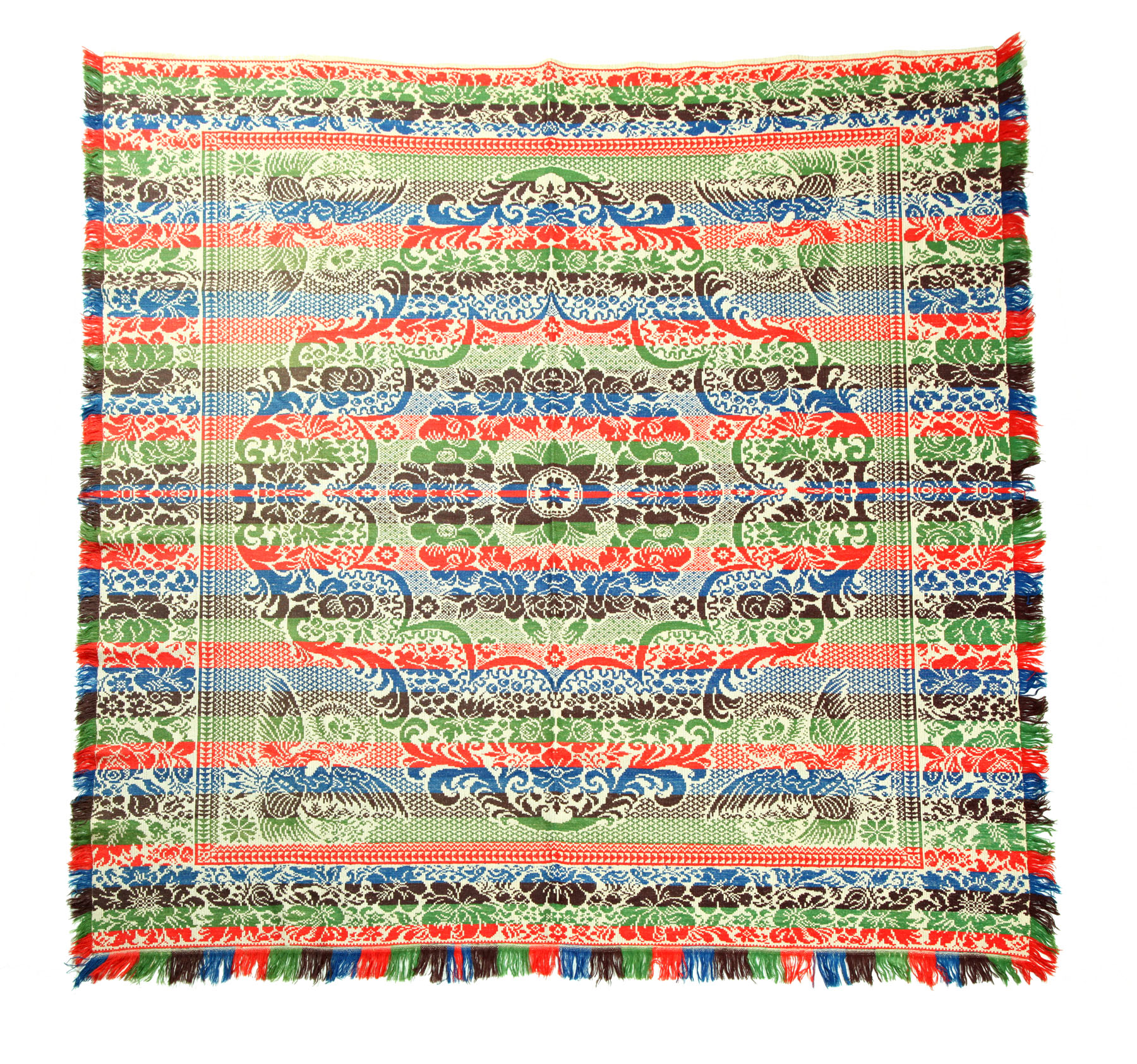 JACQUARD COVERLET Attributed 123809