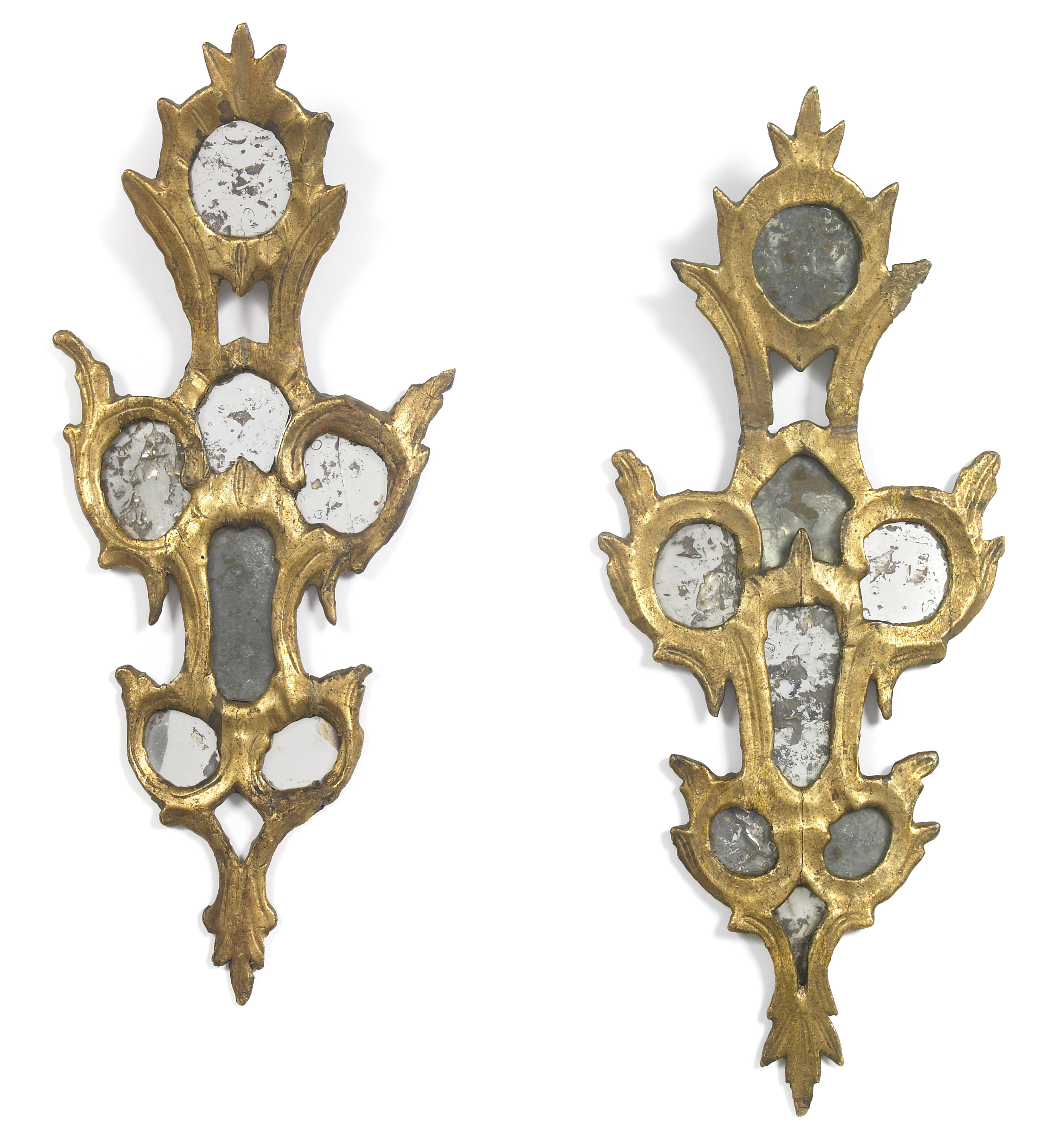 A pair of Italian Rococo giltwood 12916d