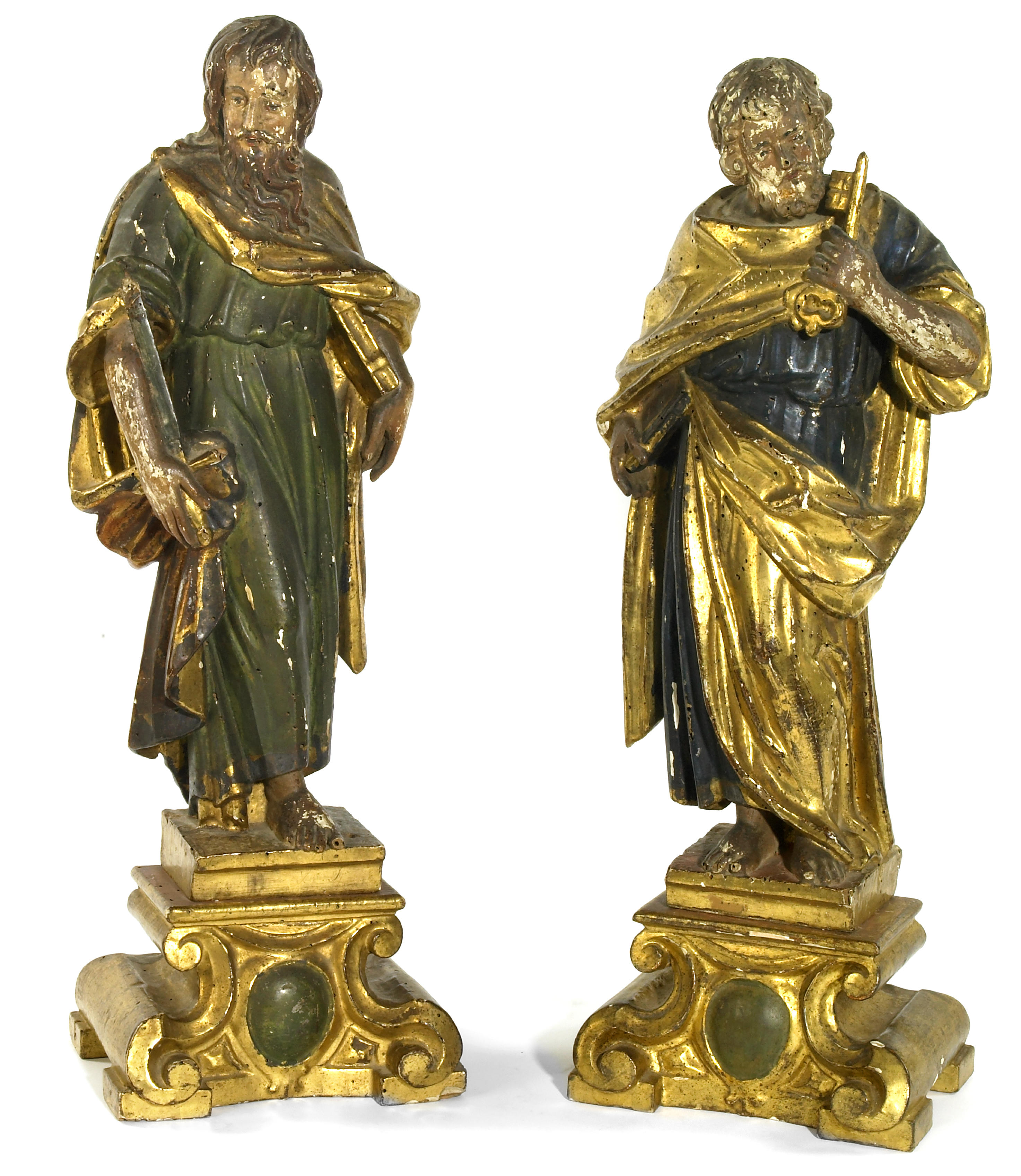 A pair of Italian Austrian carved 1291a2