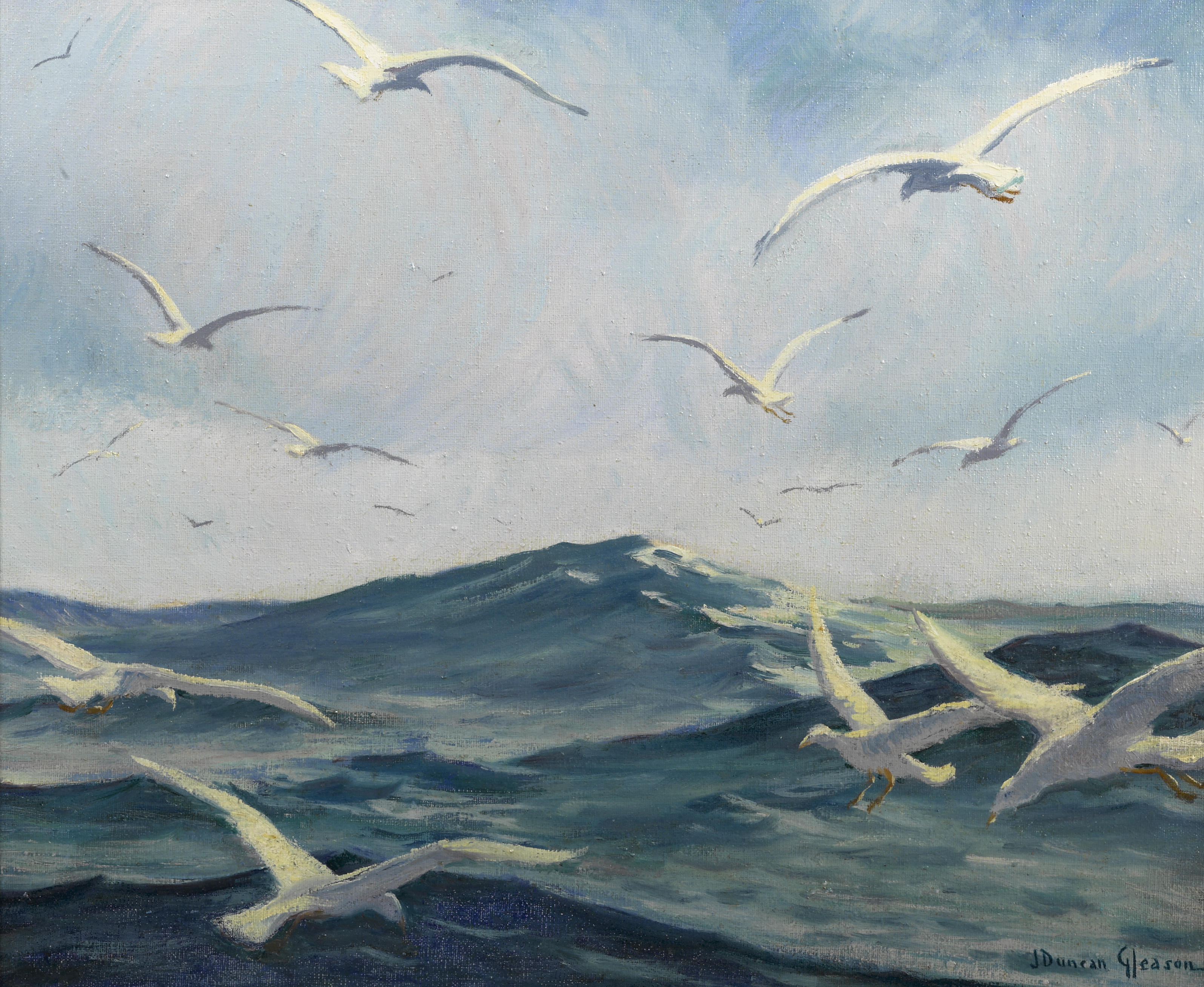 Joe Duncan Gleason (American 1881-1959) Gulls
