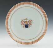 A Large Chinese Export Armorial Porcelain