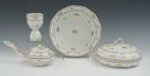 Four Herend Porcelain Service Pieces