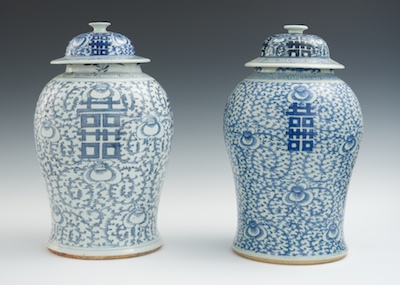 A Pair of Chinese Blue White 1325b7