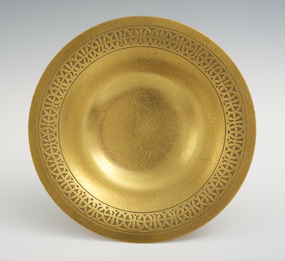 A Tiffany Studios Dore Bronze Dish 13268d