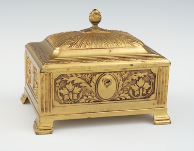 A Gilt Bronze Trinket Box or Jewelry 1326a3