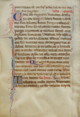 A French Psalter Page Folio page 1327bf