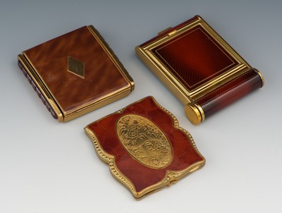 Two Vintage Compacts and One Compact Vanity 132947