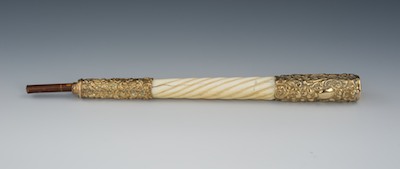 A Victorian Gold Filled and Bone Ivory 13297c