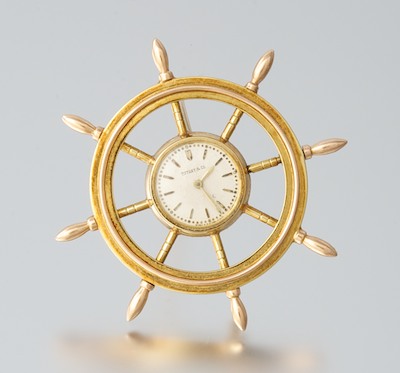 A Tiffany Co Gold Nautical Watch 132a02