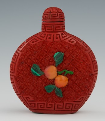 A Chinese Carved Lacquer Snuff 132c0a
