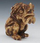 A Chinese Carved Hardstone Creature