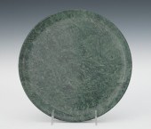 Jade Plate Simple polished circular