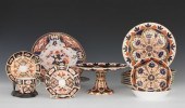 A Mixed Group of Imari Pattern Dishes