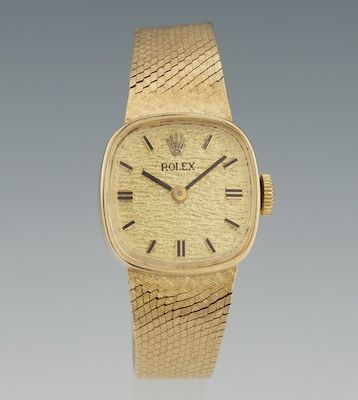 A Ladies Rolex Wrist Watch 14k 132f34