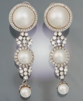 An Impressive Mabe Pearl and Diamond 132f7d