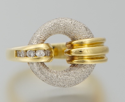 A Ladies 18k Gold Platinum and 132fbf