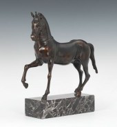 A Bronze Statuette of a Horse Classical
