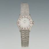A Ladies Ebel Watch with Diamonds &