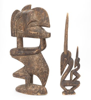 A Pair of West African Dogon Wooden 133221
