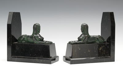 A Pair of Egyptian Revival Bookends 1332a4