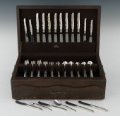 A Sterling Silver Flatware Service for