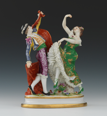 A Volkstedt Porcelain Spanish Dancer 1333d2