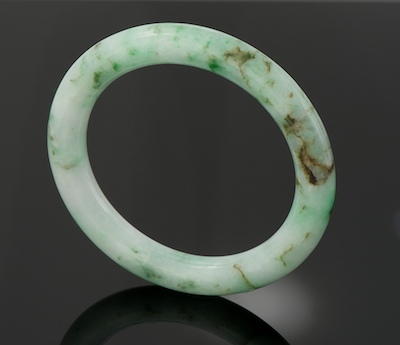 A Carved Jade Bangle Bracelet Carved 13361d