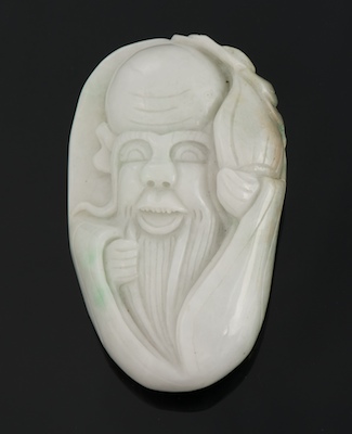A Chinese Carved Jade of the Immortal 13373d