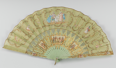 A Romantically Styled Hand Fan 1337bc