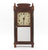 A Silas Hoadley Shelf Clock With solid