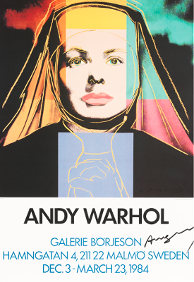Andy Warhol Autographed Exhibition 1319f7