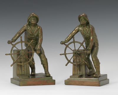 A Pair of Fisherman Bookends Pair 131aae