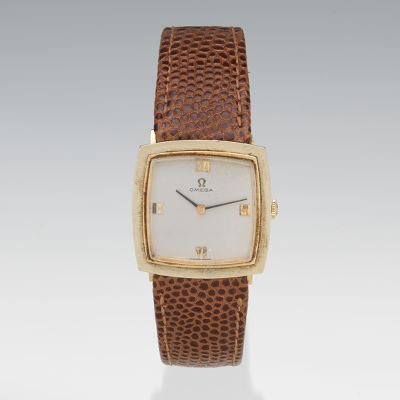 A Gentleman s Omega 14k Gold Watch 131b2f