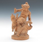 A French Terracotta Figural Group After