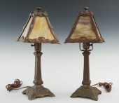 A Pair of Arts and Crafts Table Lamps