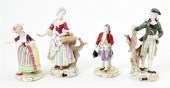 German porcelain figures of romantic