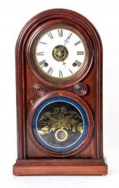 Ingraham Clock Co. Venetian model rosewood