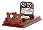 Victorian rosewood stereo-graphoscope