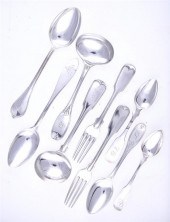 Charleston coin silver spoons forks