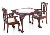Chippendale style mahogany childs dining
