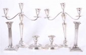 American sterling candlesticks and candelabra