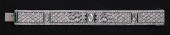Diamond & Emerald Bracelet 14 K white