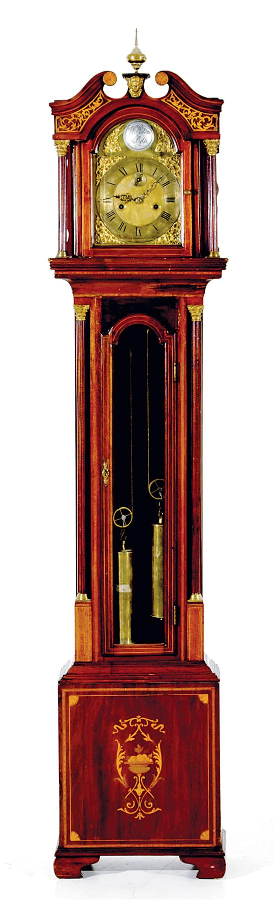 Scottish Georgian inlaid mahogany 13522e